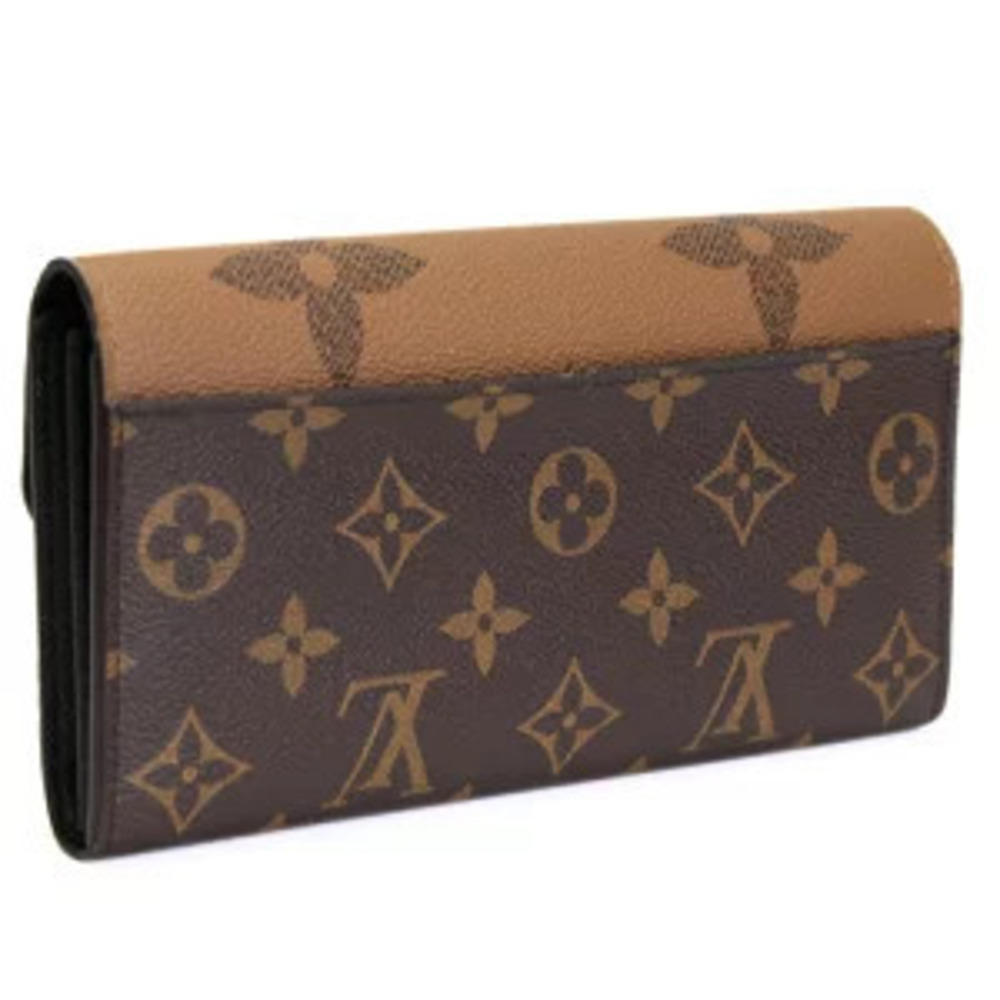 Louis Vuitton Sarah Monogram long Giant Portefeuille wallet Brown
